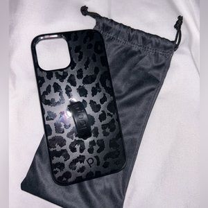 Black Leopard Loopy Phone Case for iPhone 12!